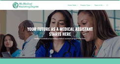 Desktop Screenshot of mymedicalassistingdegree.com